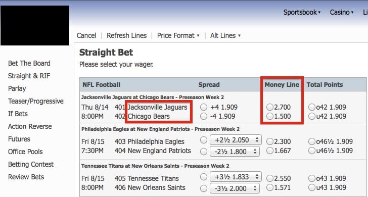 How to Make a Straight Bet