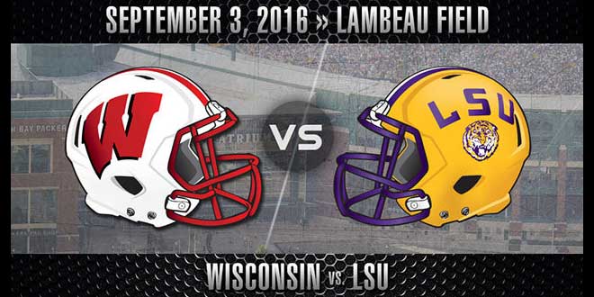 LSU Tigers vs. Wisconsin Badgers Week 1 Odds and Picks
