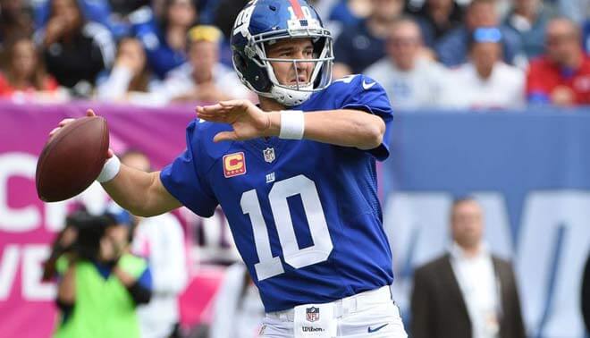 Eli Manning could Lead the 2017 NFL Season in Passing Interception