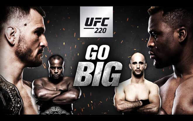 UFC 220 US Sportsbook Odds, Preview & Analysis
