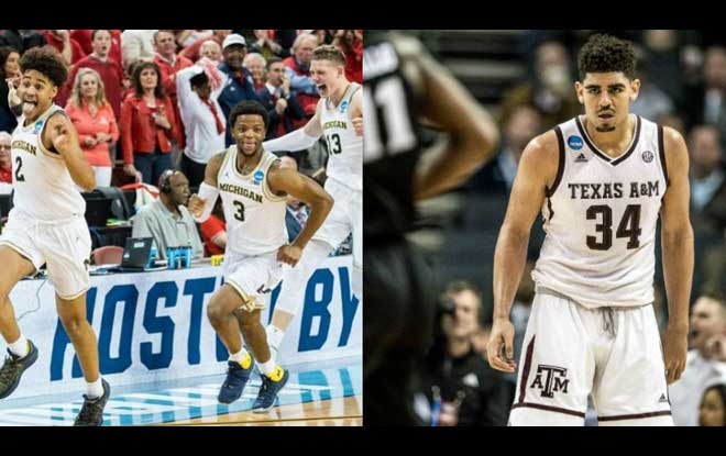 Sweet 16 Texas A&M vs. Michigan Game Odds and Predictions