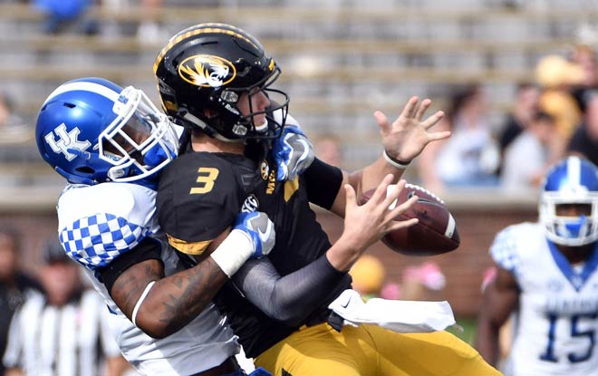 Missouri Tigers are Betting home favorites over the Kentucky Wildcats