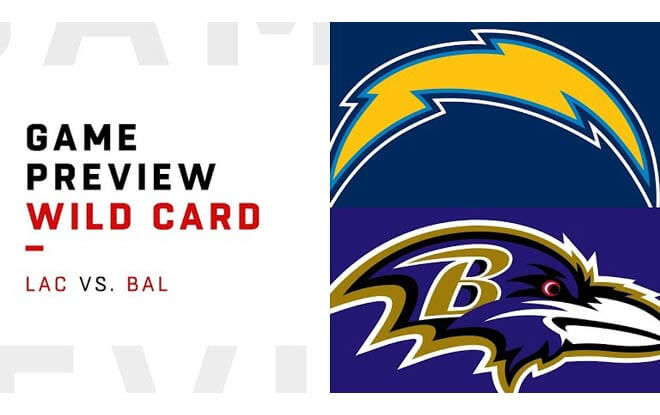 Chargers at Ravens Wild Card Playoffs Best Bets & Odds