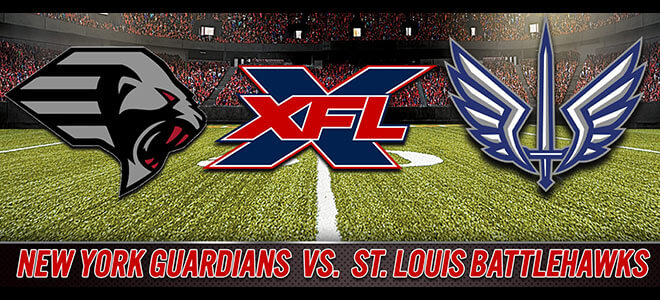 New York Guardians vs. St. Louis BattleHawks Betting XFL Odds & Picks