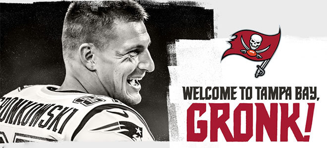 Rob Gronkowski Trade Improves Bucs’ Super Bowl LV Odds