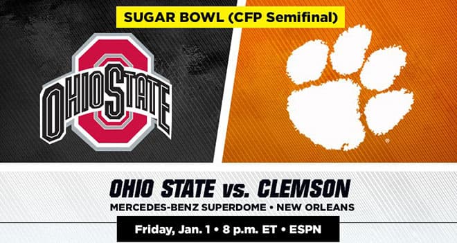 Ohio State vs. Clemson CFP SemiFinal – Sugar Bowl Betting Odds, Picks and Analysis