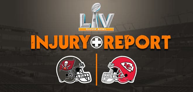 Super Bowl LV Injuries to Watch – Report by BetUs Sportsbook