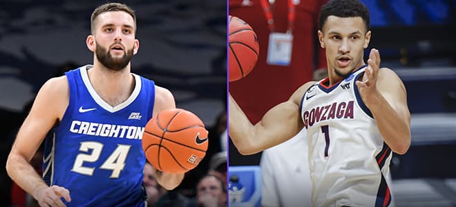 Creighton vs. Gonzaga Sweet Sixteen Round Betting Odds & Picks 03-28-21