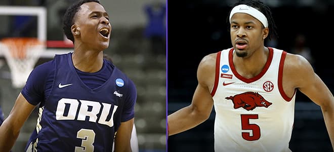 Sweet Sixteen Betting: Oral Roberts Golden Eagles vs. Arkansas Razorbacks Odds and Picks