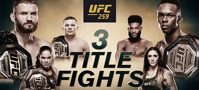 Latest UFC 259 Main Card Betting Odds And Picks