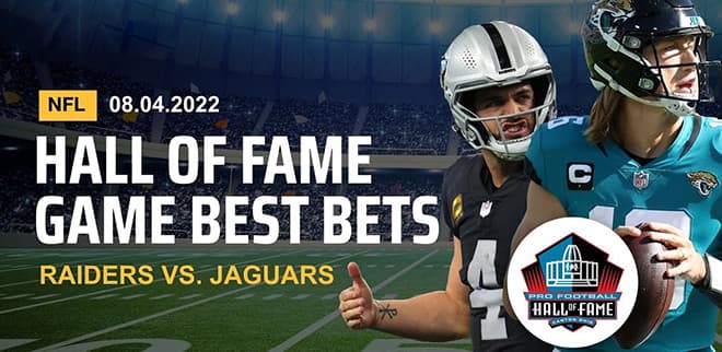 2022 NFL Hall of Fame Game Jaguars vs. Raiders Betting Odds