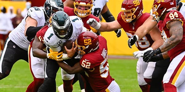 Commanders against Eagles in NFL Week 10 Betting, BetUS Odds and Analysis