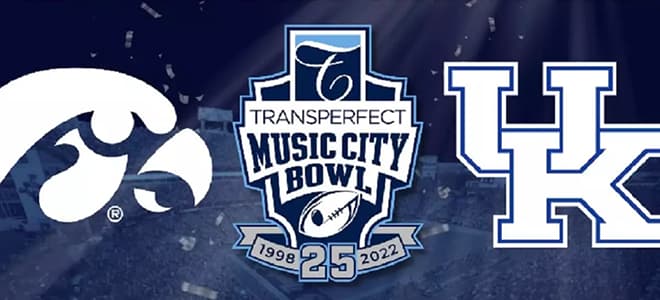 Iowa Hawkeyes vs. Kentucky Wildcats 2022 Music City Bowl Odds and Predictions