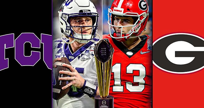 Georgia vs. TCU National Championship Game Betting Odds Predictions