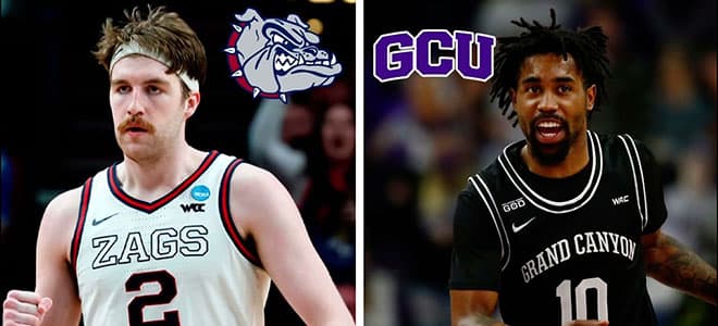Grand Canyon vs. Gonzaga March Madness First Round Betting Odds
